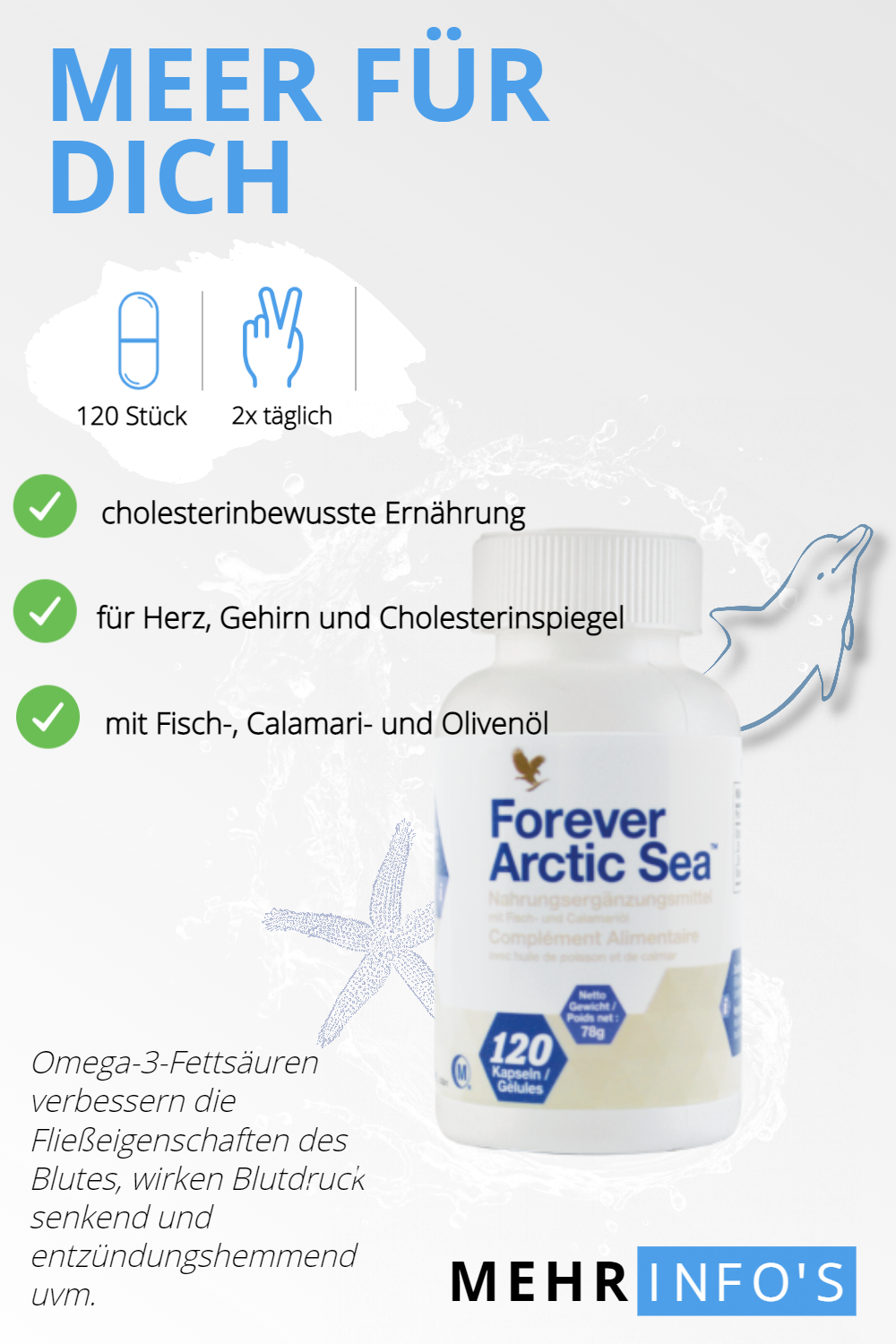 Forever Arctic Sea Meer für dich Werbung von Forever Living Products