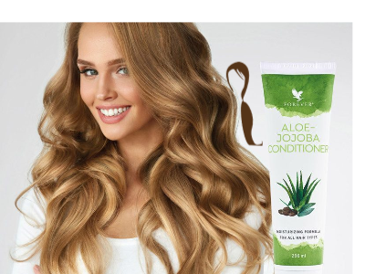 Geschmeidiges und weiches Haar mit der Aloe-Jojoba Serie von Forever.