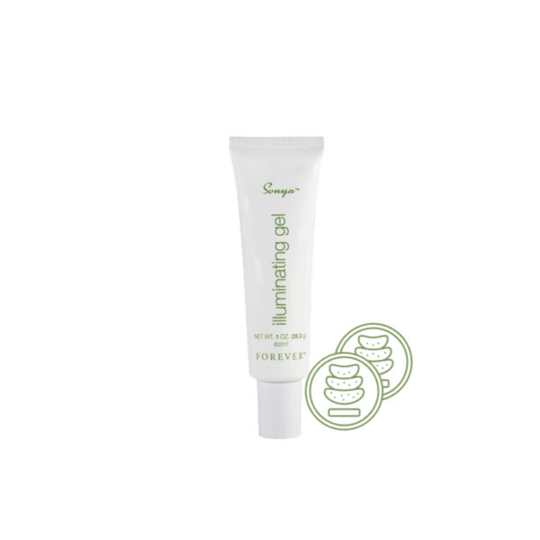 Sonya illuminating gel versorgt die Gesichtshaut mit 43% reinem Aloe Vera Gel, einer Algenmischung und asiatischen Pflanzen.