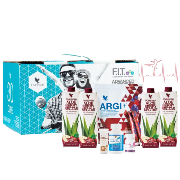 Vital5 Sets halten den Körper fit, fördern das wohlbefinden und unterstützen das Gewichtsmanagement - hier mit Forever Aloe Berry Nectar.