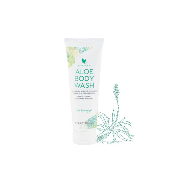 Aloe Body Wash ist ein Duschgel, welches Feuchtigkeit spendet und ein geschmeidiges Hautgefühl hinterlässt.