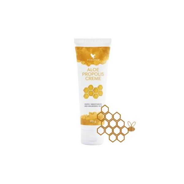 Aloe Propolis Creme mit 74% Aloe Vera, Bienenpropolis und wertvoller Kamille.